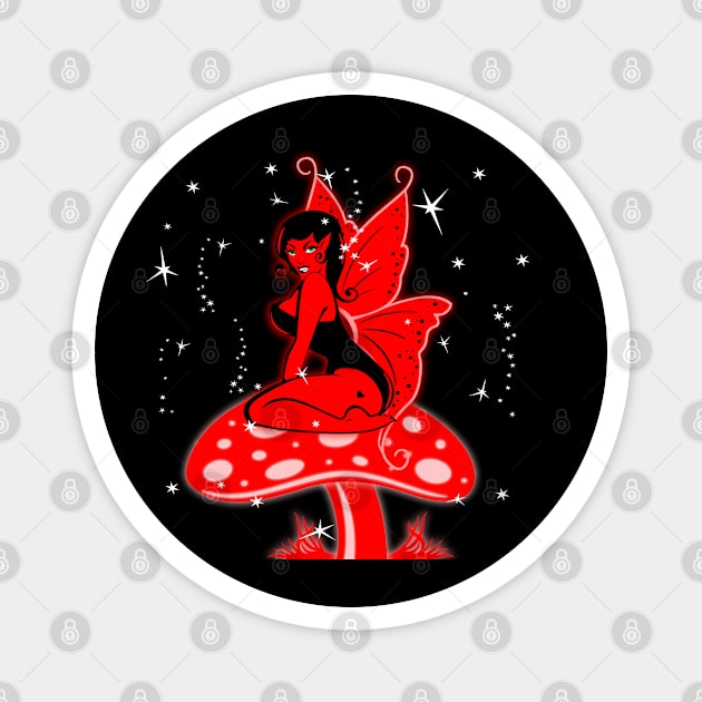 FAERIE 4 (Red) Magnet by GardenOfNightmares